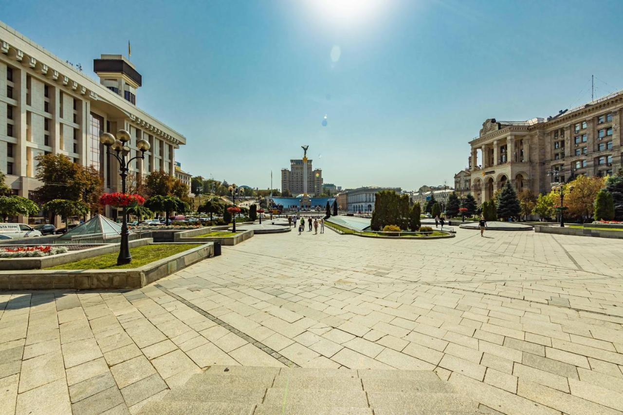 Однокімнатні Апартаменти На Майдані, Дистанційне Заселення 24Х7 Kiev Exterior foto