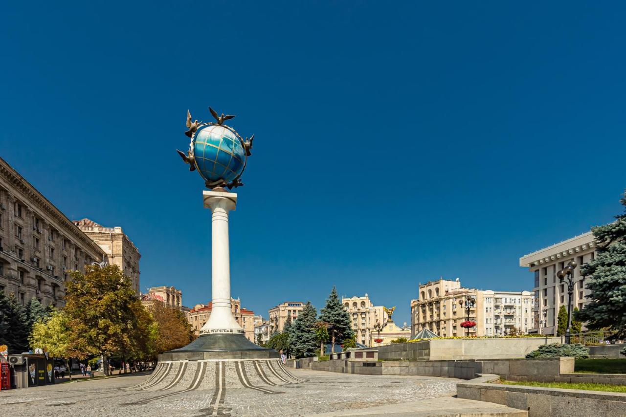 Однокімнатні Апартаменти На Майдані, Дистанційне Заселення 24Х7 Kiev Exterior foto